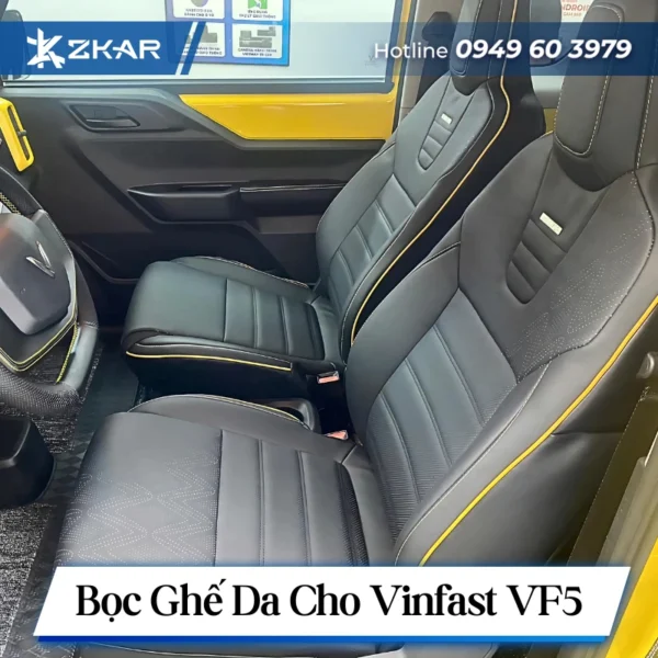 Bọc ghế da cho Vinfast VF5 - Sang trọng và tinh tế