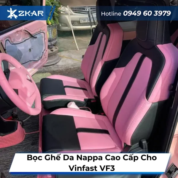 Bọc Ghế Da Nappa Cao Cấp Cho Vinfast VF3