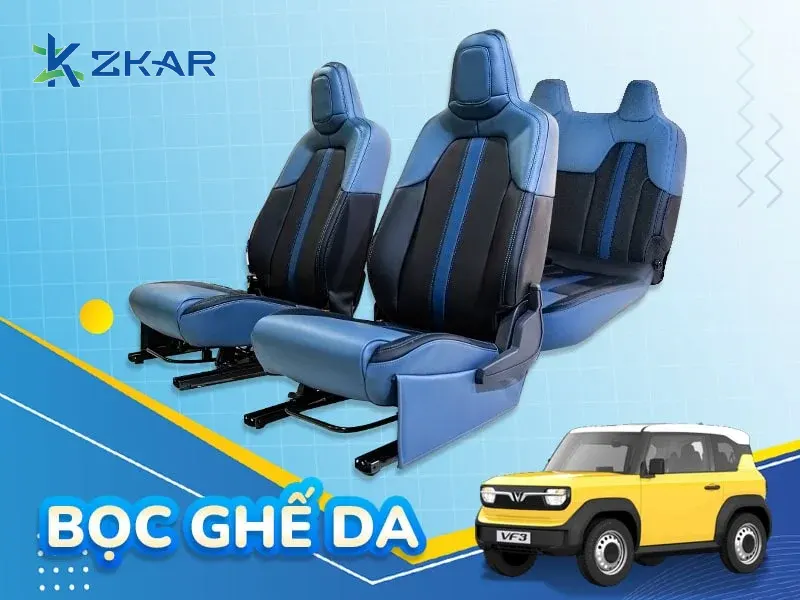 Bọc Ghế Da Công Nghiệp Cho Vinfast VF3