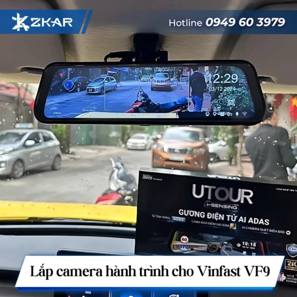 Lắp Camera Hành Trình Cho Vinfast VF9