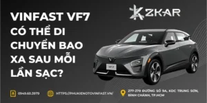VinFast VF7 đi được bao nhiêu km trong thực tế?