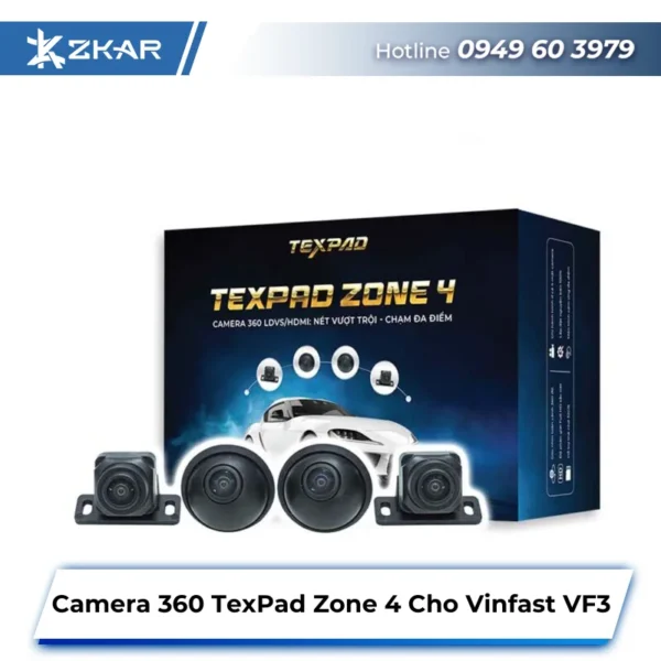 Camera 360 TexPad Zone 4 Cho Vinfast VF3