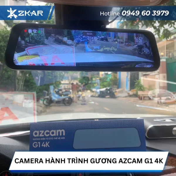 Camera Hành Trình Gương Azcam G1 4K