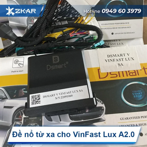 Đề nổ từ xa chất lượng cho VinFast Lux A2.0
