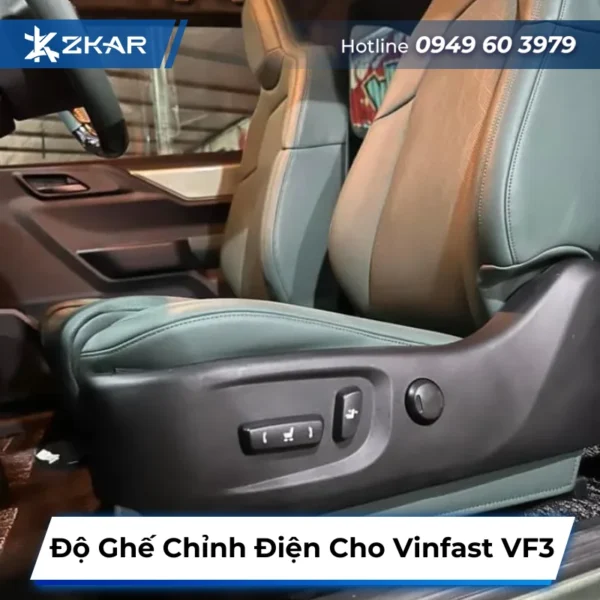 Độ Ghế Chỉnh Điện Cho Vinfast VF3 Đa Chức Năng