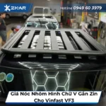 Giá nóc nhôm hình chữ V gắn zin cho Vinfast VF3 Giá nóc nhôm hình chữ V gắn zin cho Vinfast VF3