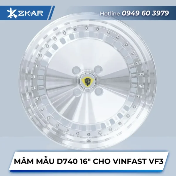MÂM MẪU D740 16″ CHO VINFAST VF3