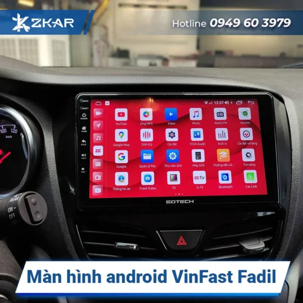 Màn hình android 13 inch cho xe VinFast Fadil