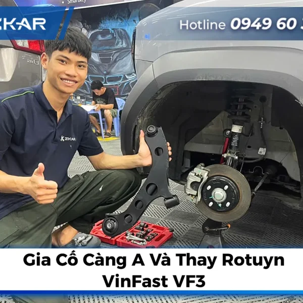 Gia Cố Càng A Cho VF3 Kết Hợp Rotuyn Thép