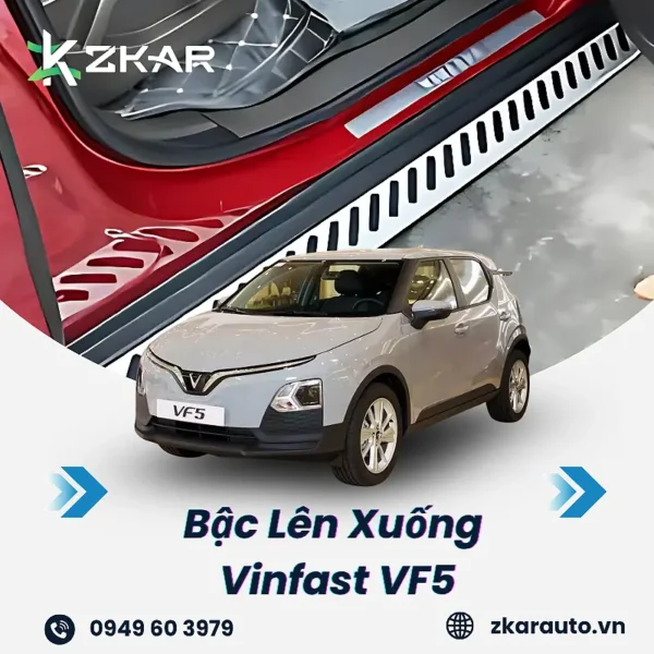 Gắn Bậc Lên Xuống Cho VinFast VF5 Tại TPHCM
