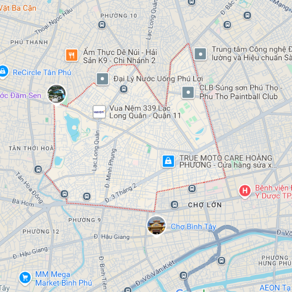 Vị Trí Quận 11 Trên Google Maps