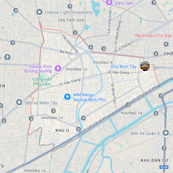 Vị Trí Quận 6 Trên Google Maps