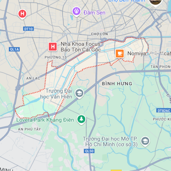 Vị Trí Quận 8 Trên Google Maps