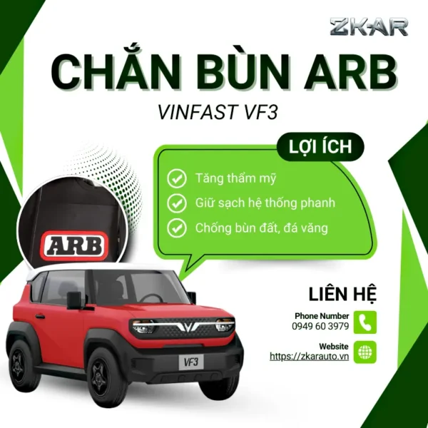 Chắn Bùn ARB Cho VF3