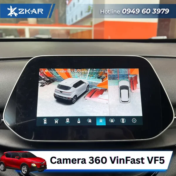 Lắp Camera 360 Birdview Cho VinFast VF5 Tại TPHCM