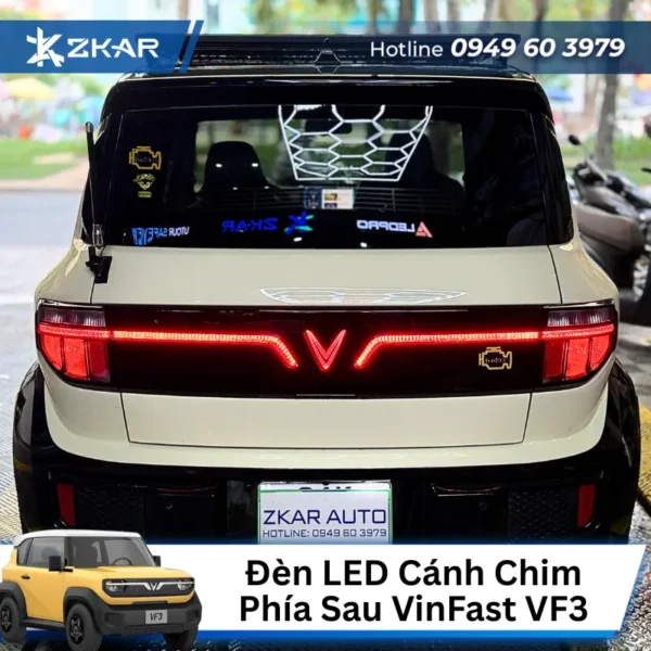 Đèn LED Cánh Chim Phía Sau Cho VinFast VF3