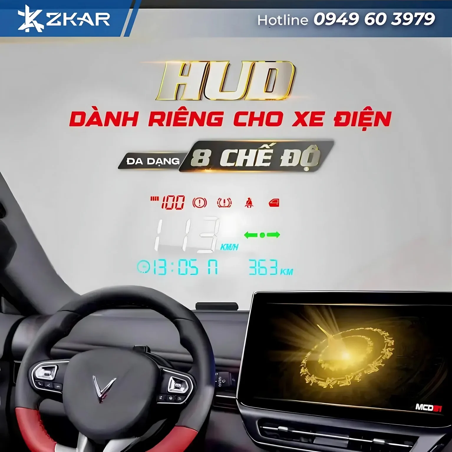 Man-Hinh-HUD-Kinh-Lai-VinFast-Limo-Green Màn Hình HUD Kính Lái VinFast Limo Green