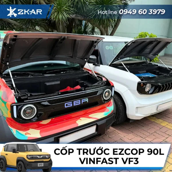 Cốp Trước Ezcop vinfast vf3 phiên bản 90l