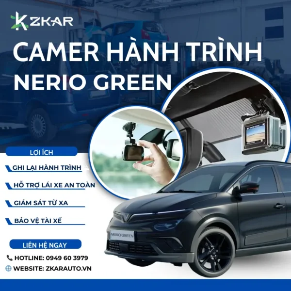 Gắn Camera Hành Trình Cho Xe Vinfast Nerio Green