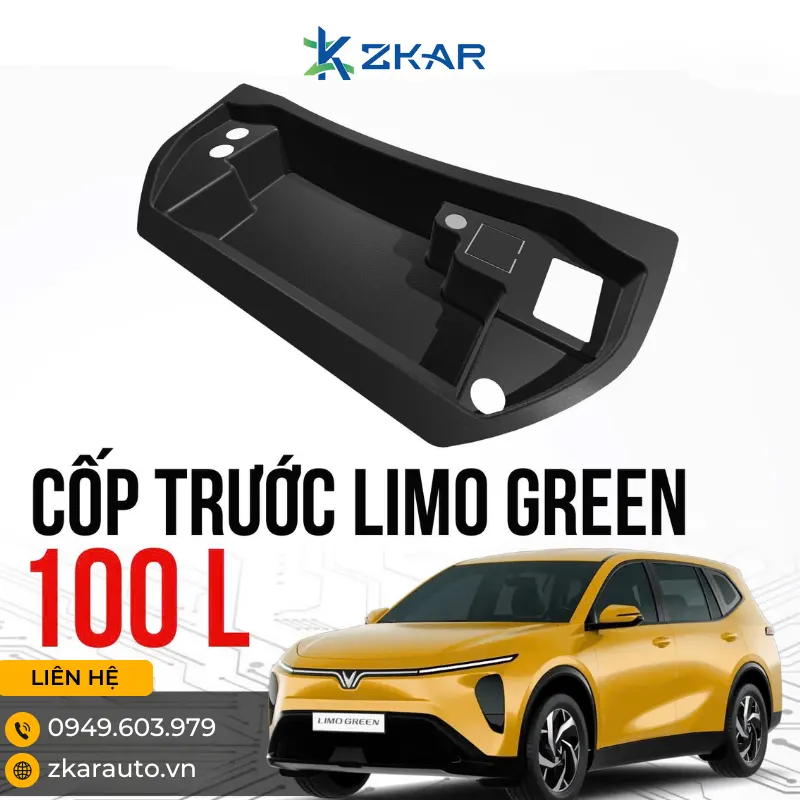 Lợi ích khi lắp cốp đựng đồ xe điện limo green