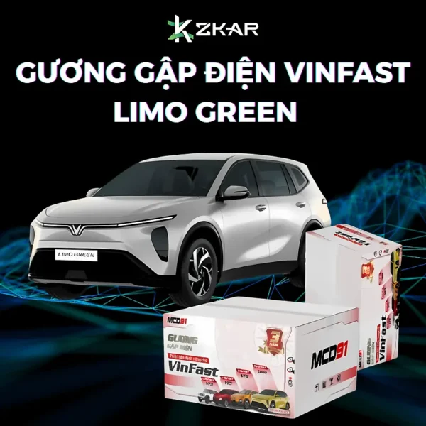 Gương Gập Điện Limo Green