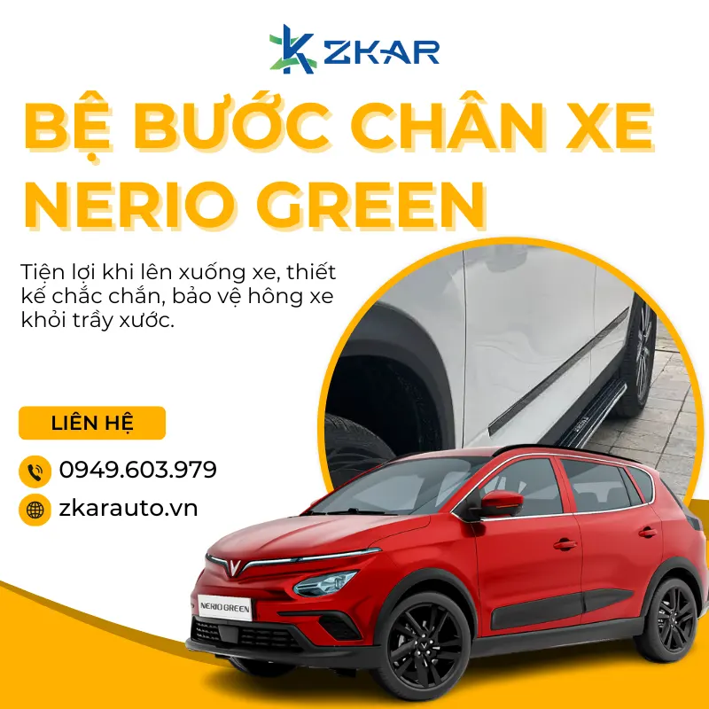 Bệ Bước Chân Xe VinFast Nerio Green