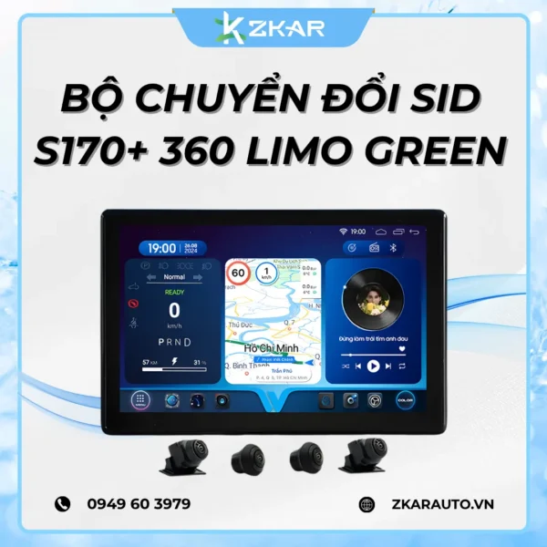 Bộ chuyển đổi SID S170+ Tích Hợp 360 Pro Vinfast Limo Green