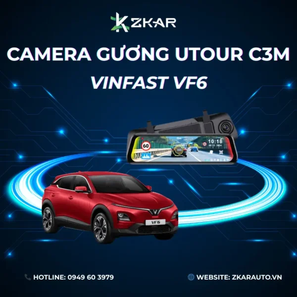 Gương Điện Tử AI ADAS Galaxy Ultra Max 5G VinFast VF6
